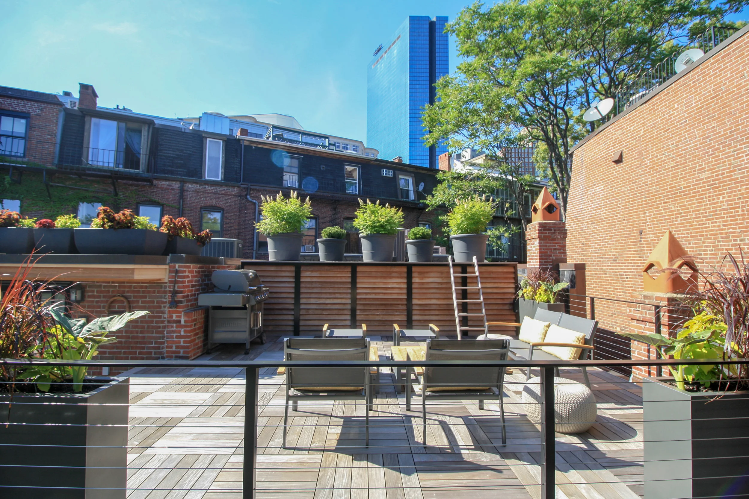 South End Residential Roof Deck — Recover Green Roofs