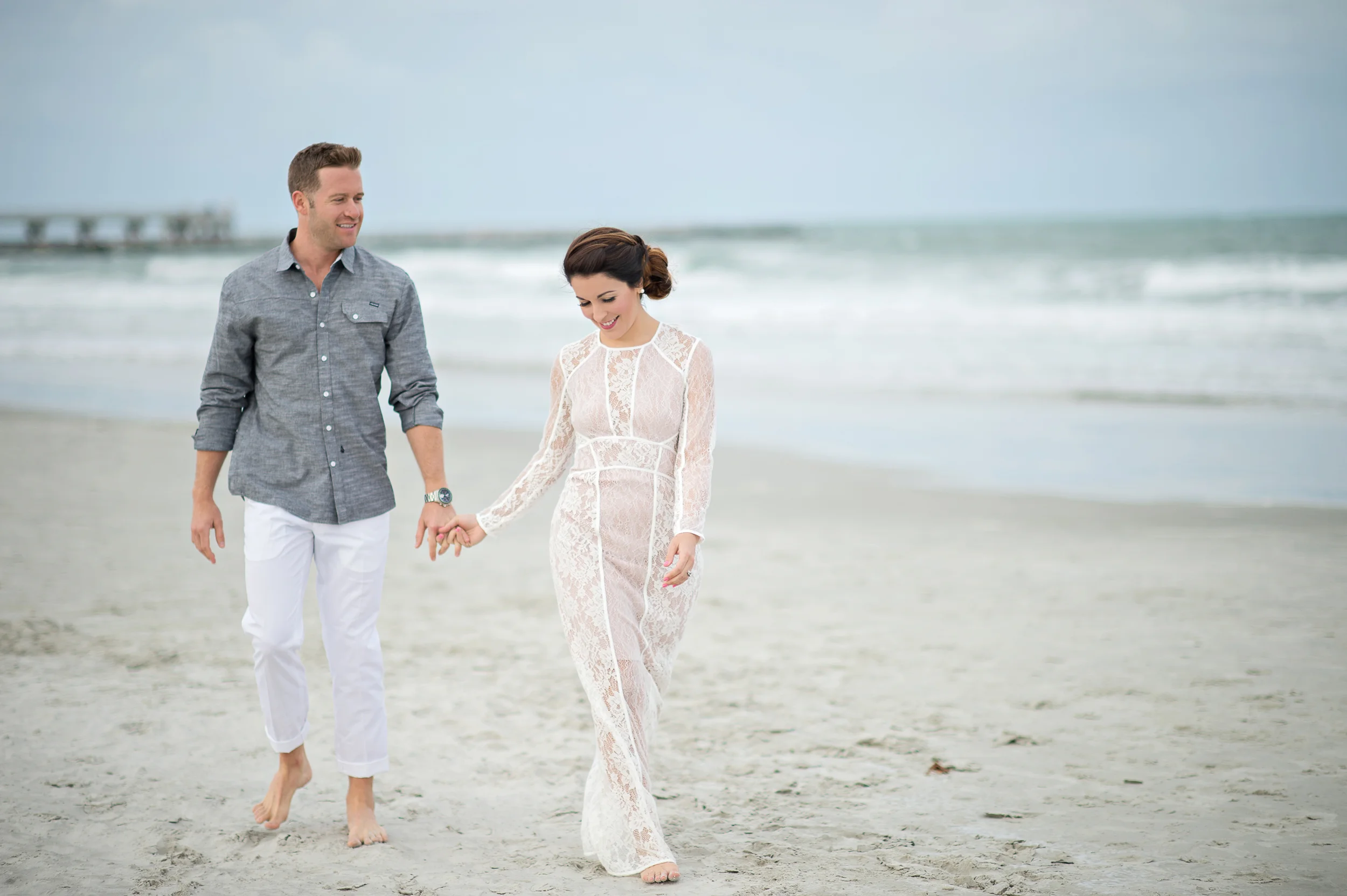 kristenweaver.com | Kristen Weaver Photography | Florida Engagement Photographer | Engagement Session at Cocoa Beach in Jetty Park
