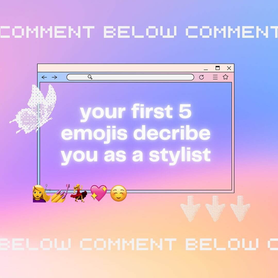 comment your first 5 emojis &amp; 👏 don&rsquo;t 👏 cheat 👏 👀🤣

#stylistlife #salonlife #hairstylistsofinstagram #beautypro #beautytips