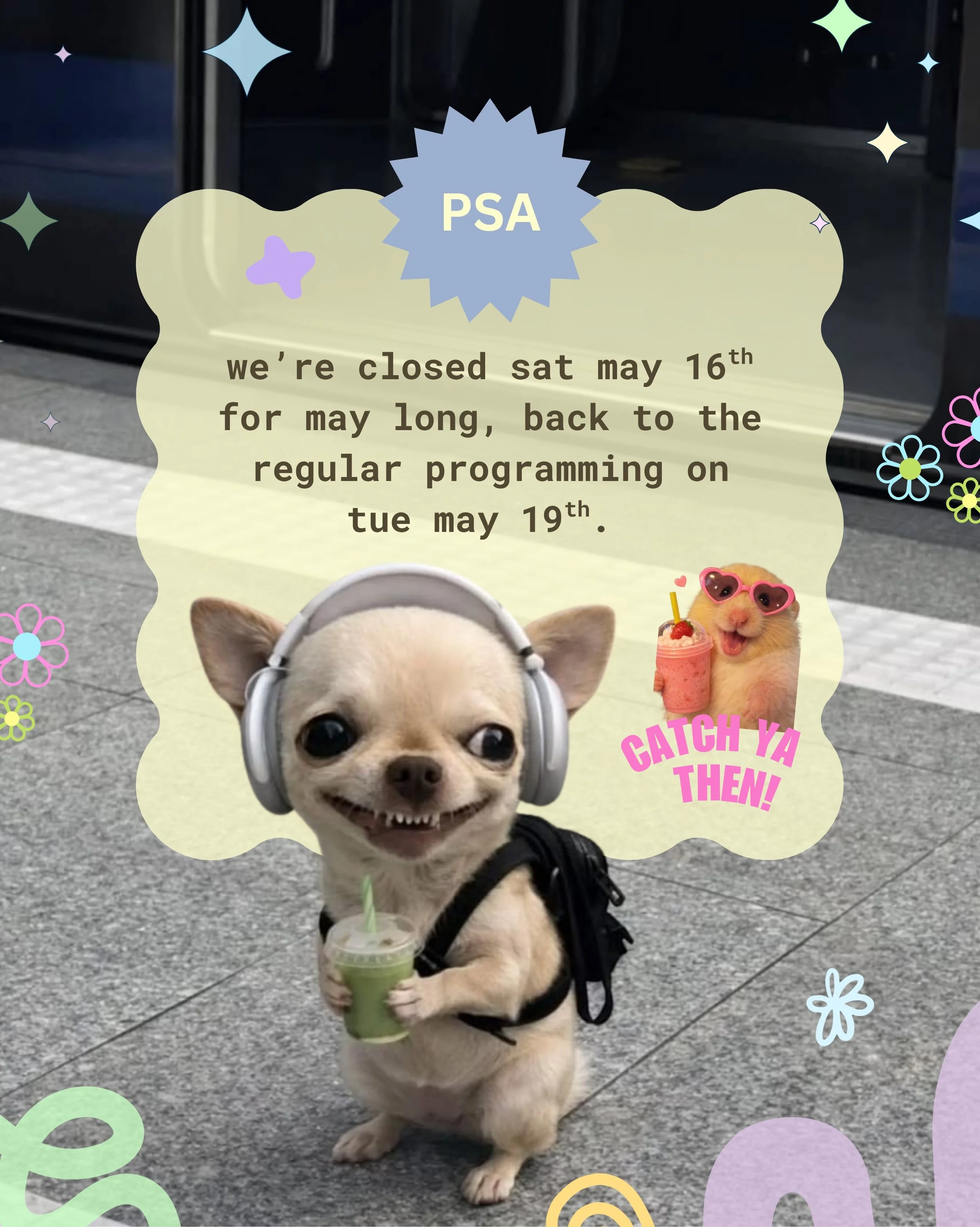 may long mode: activated ✨ we&rsquo;ll be back to the regular programming tue may 19 🛍️💕

#victoriaday #maylongweekend