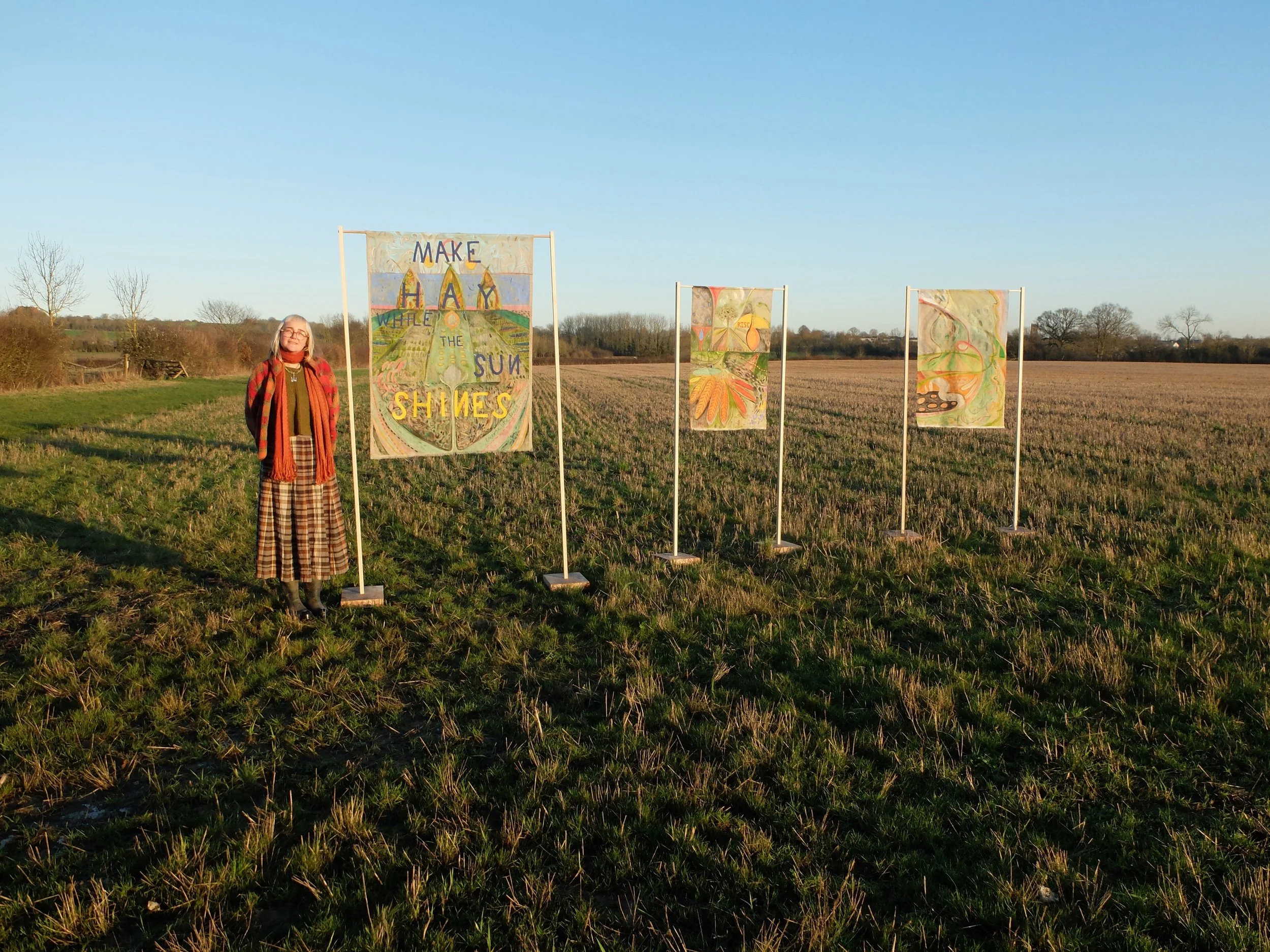 Banners for the land. 2025