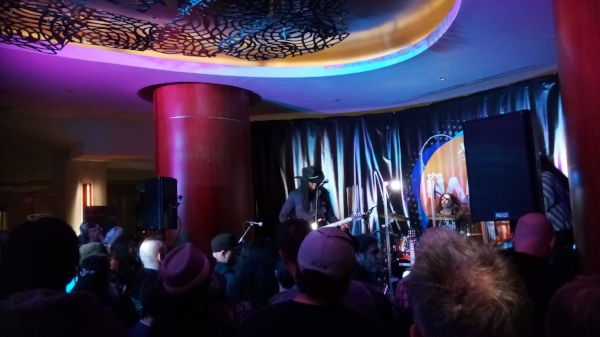 Larry Mitchell and his band. 