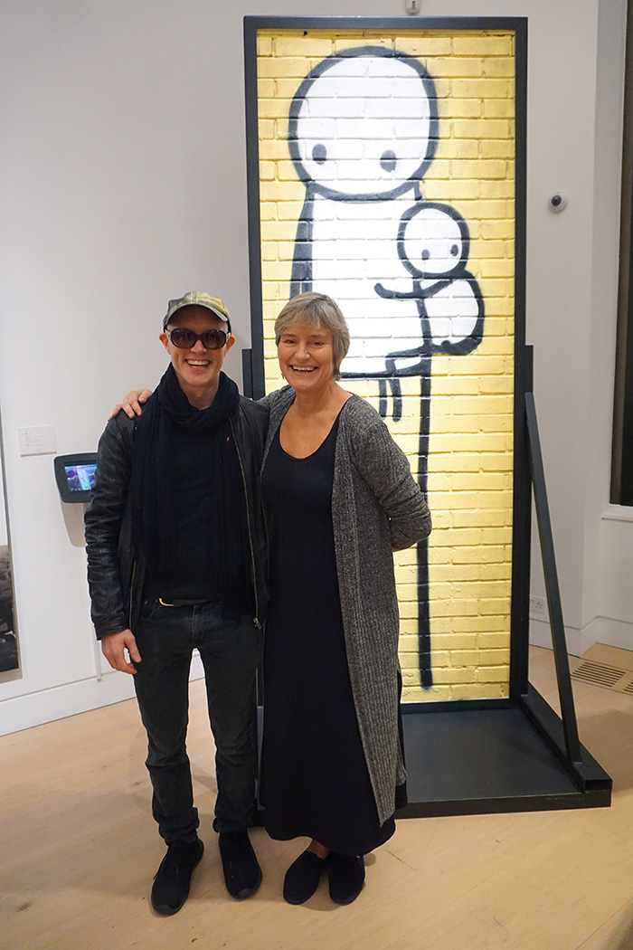 stik and Rachel Pepper from Artification credit LDNGraffiti