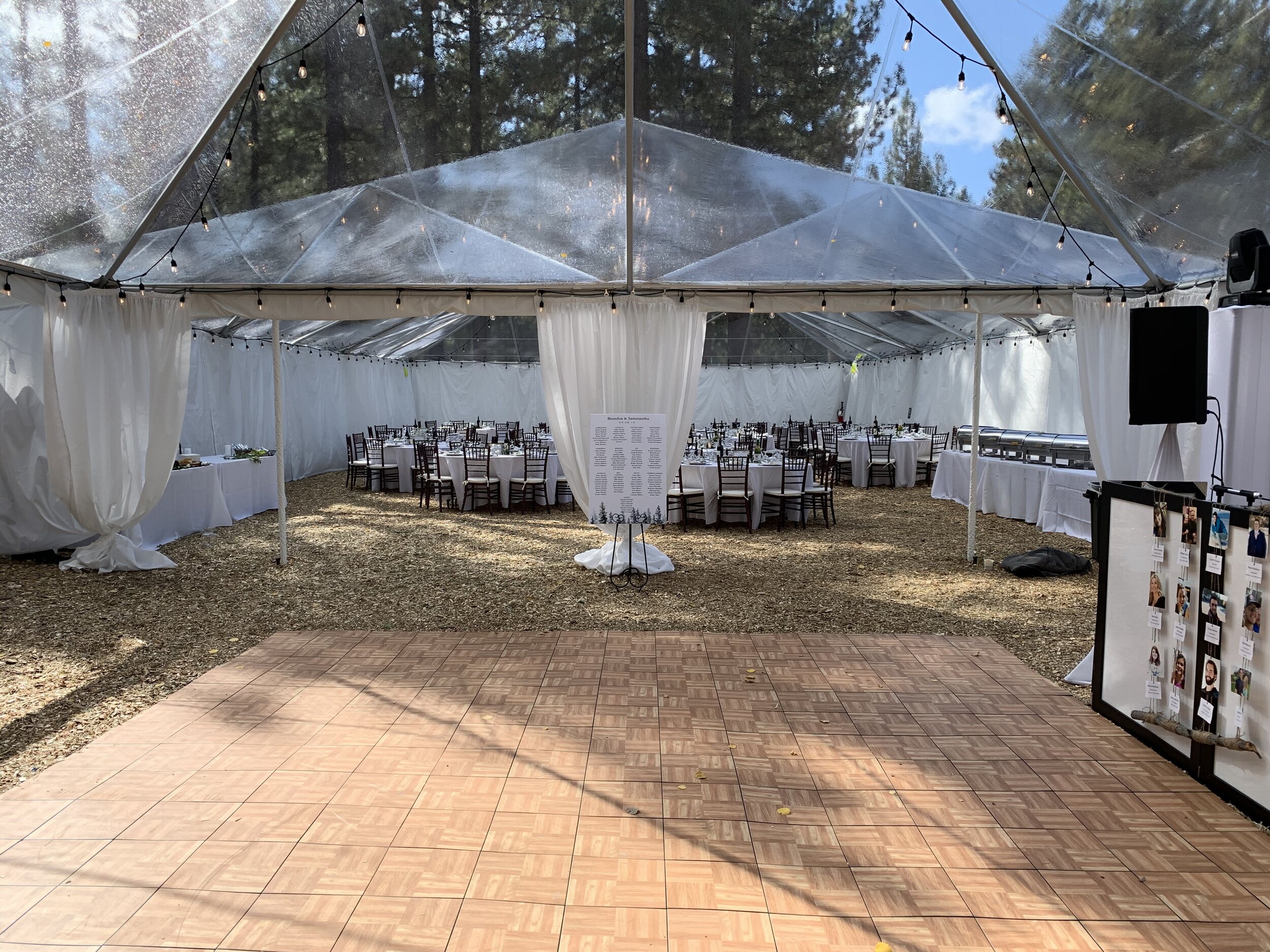 Design, Tent &amp; Lighting by Revive Coffee &amp; Wine