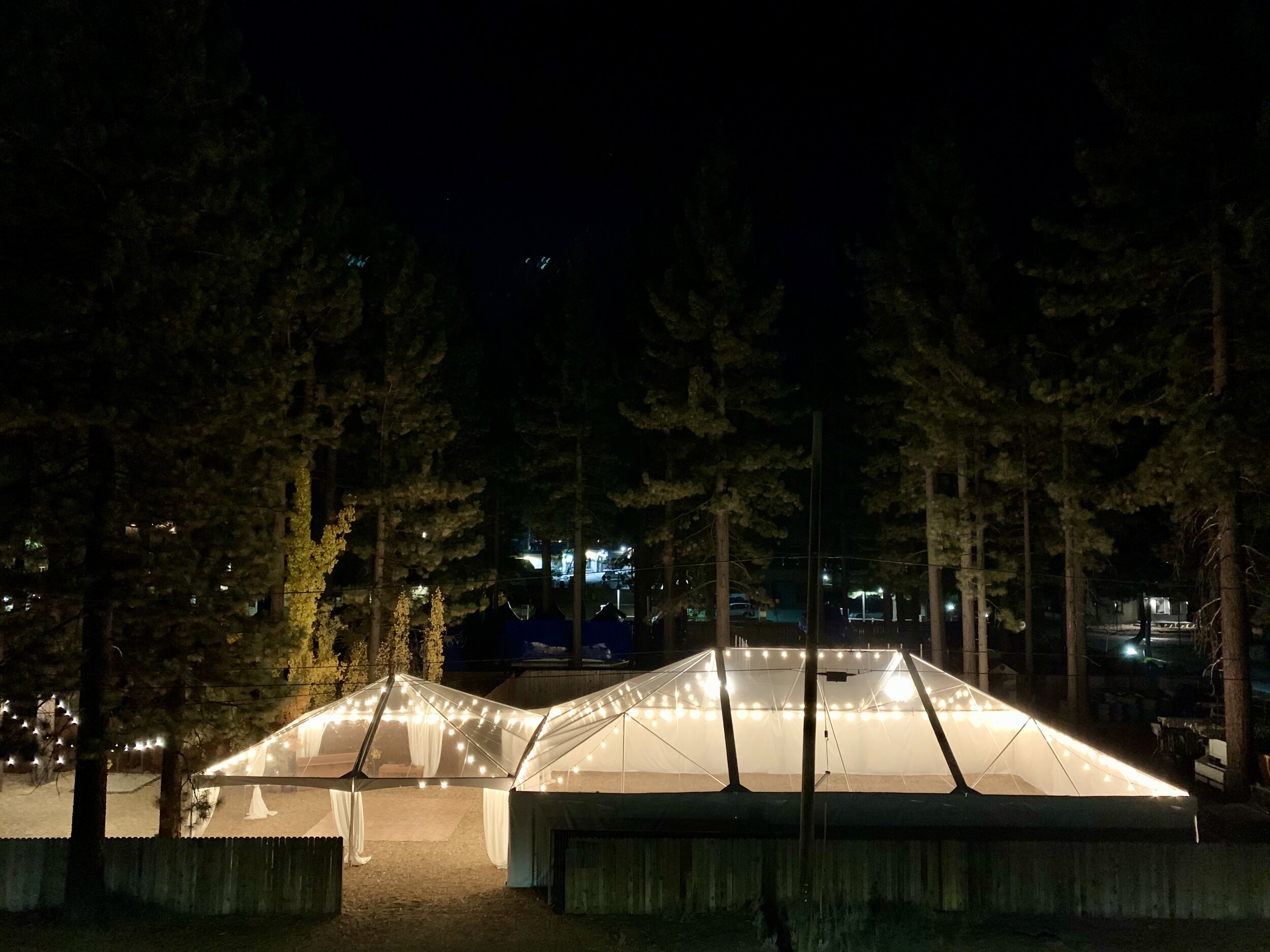 Tents &amp; Lighting by Revive Coffee &amp; Wine