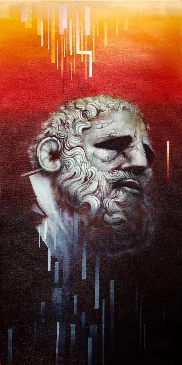 Ian C. Hess Sic Acrylic on Mounted Canvas 12 in. x 24 in. SOLD (700) 2017.jpg