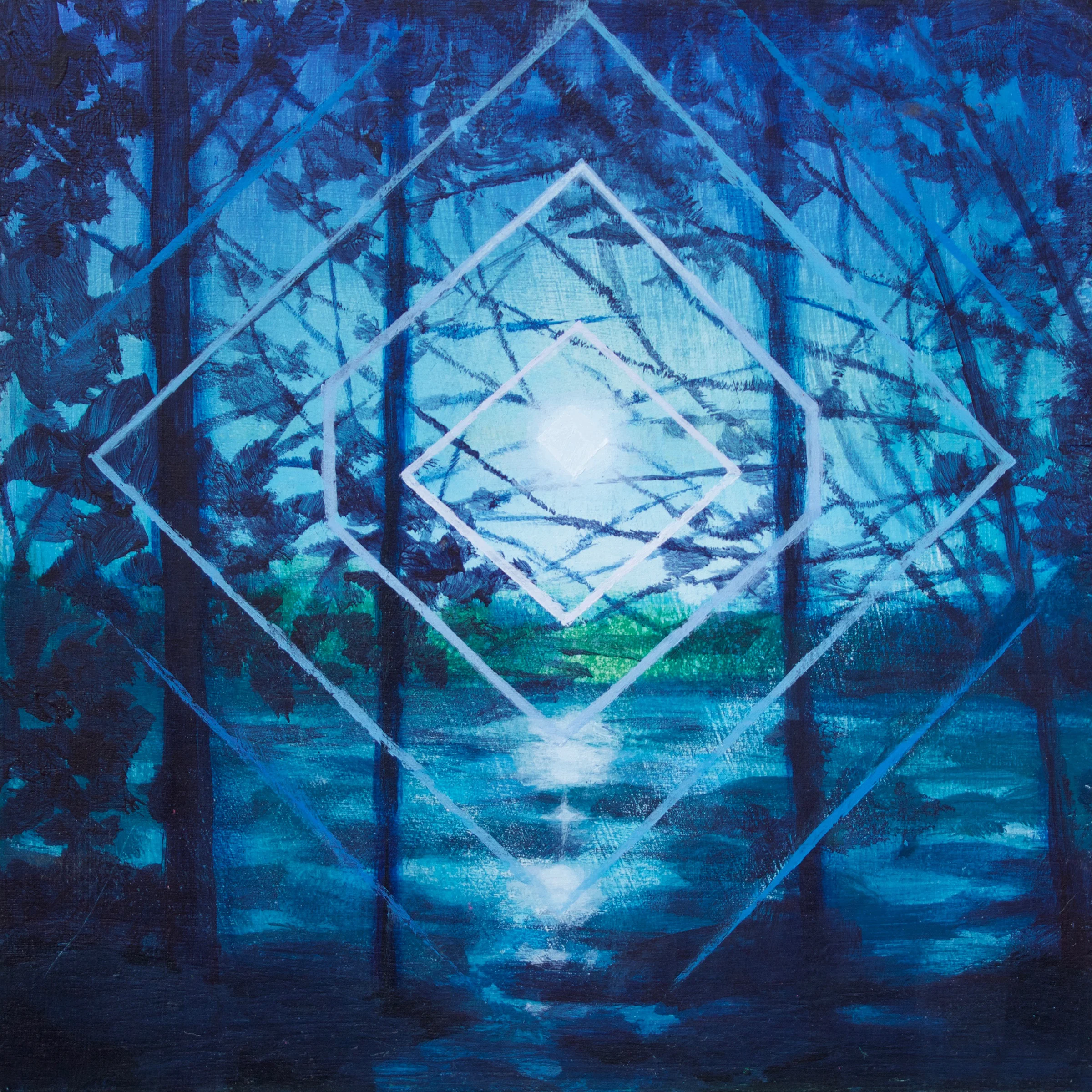 Eli McMullen Moonlight on the River 6_x6_ acrylic 2018 NFS .jpg