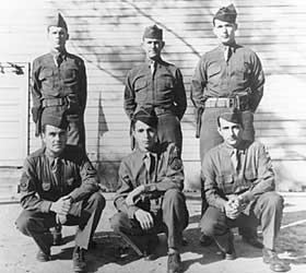 Harrison Burney (front row center), 1944