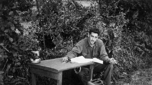 J.D. Salinger, author of Catcher in the Rye which many of us read in school, was an interpreter and interrogator with 4ID in WWII.