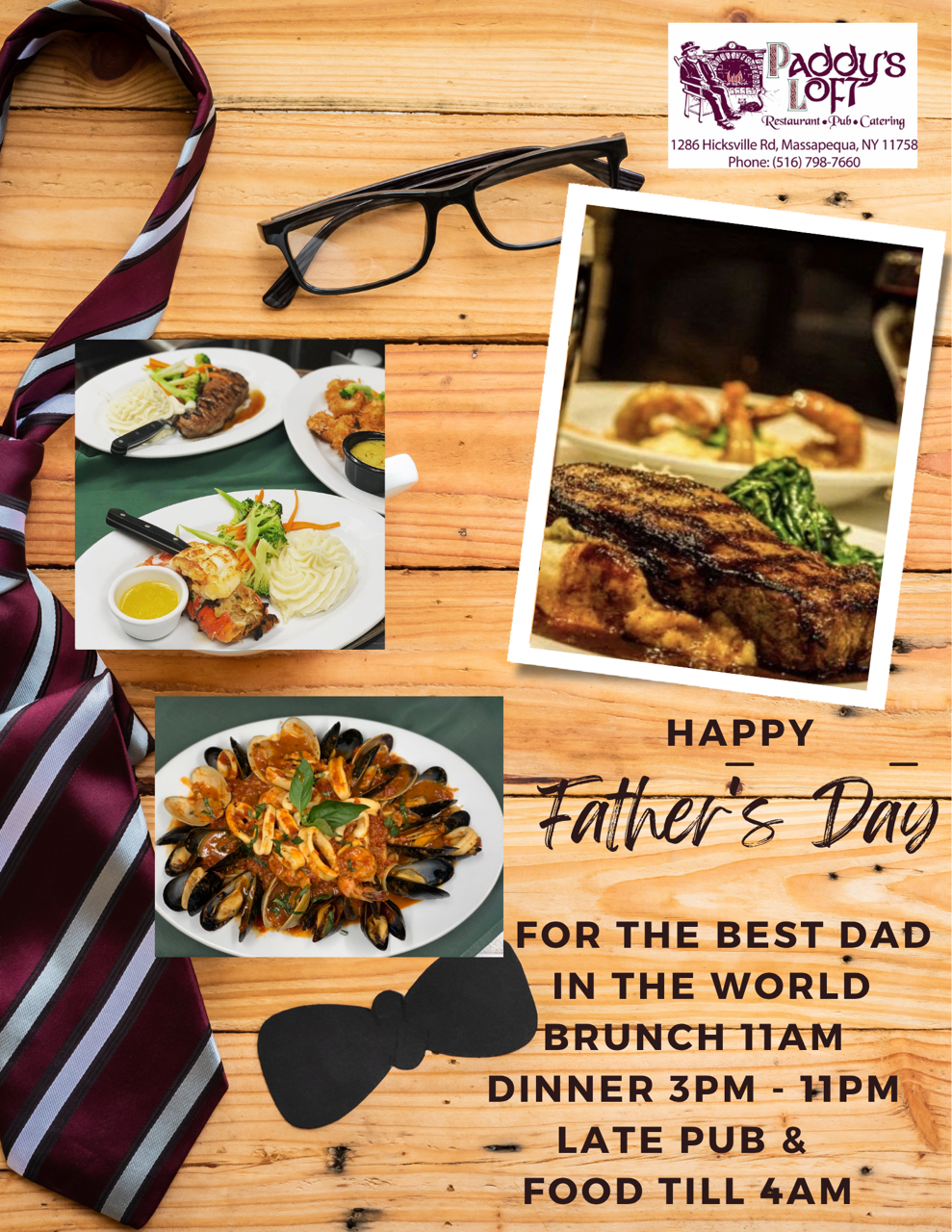 CELEBRATE FATHER'S DAY AT PADDY'S LOFT
