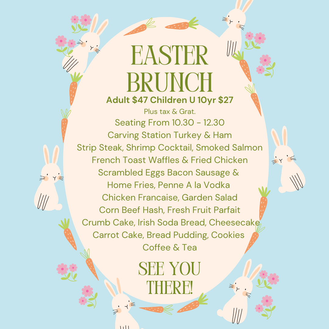 CELEBRATE EASTER BRUNCH AT PADDY'S LOFT!