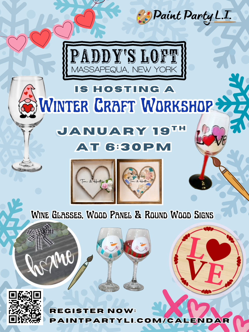 CRAFT NIGHT AT PADDY'S LOFT!