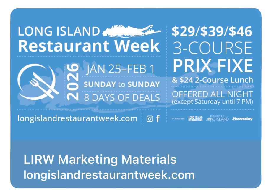 CLICK FOR PADDY'S LOFT RESTAURANT WEEK MENUS