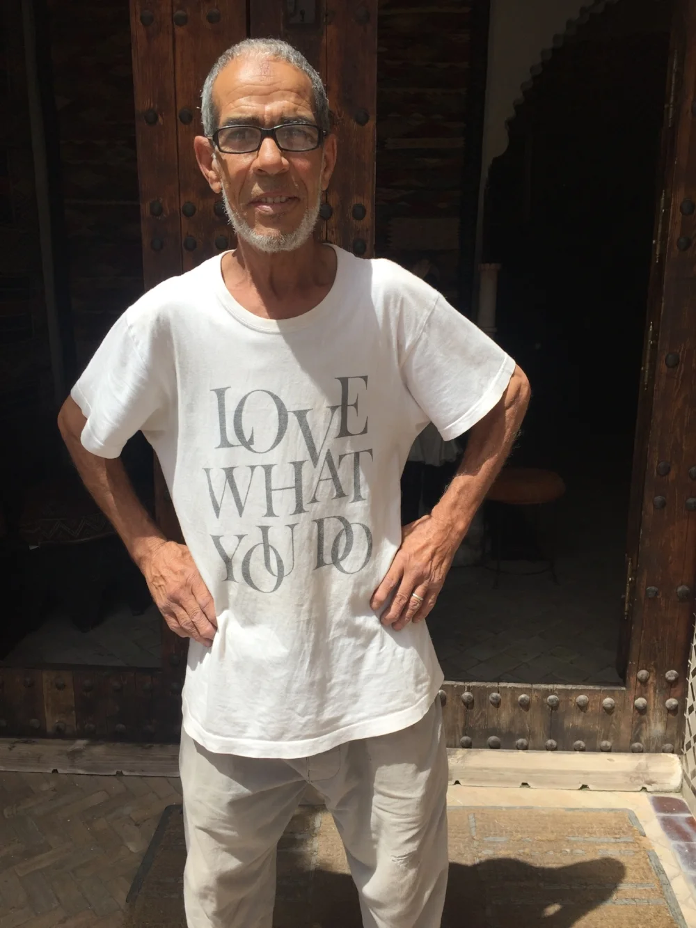 Hafid the mt'aalam offering some solid life advice.
