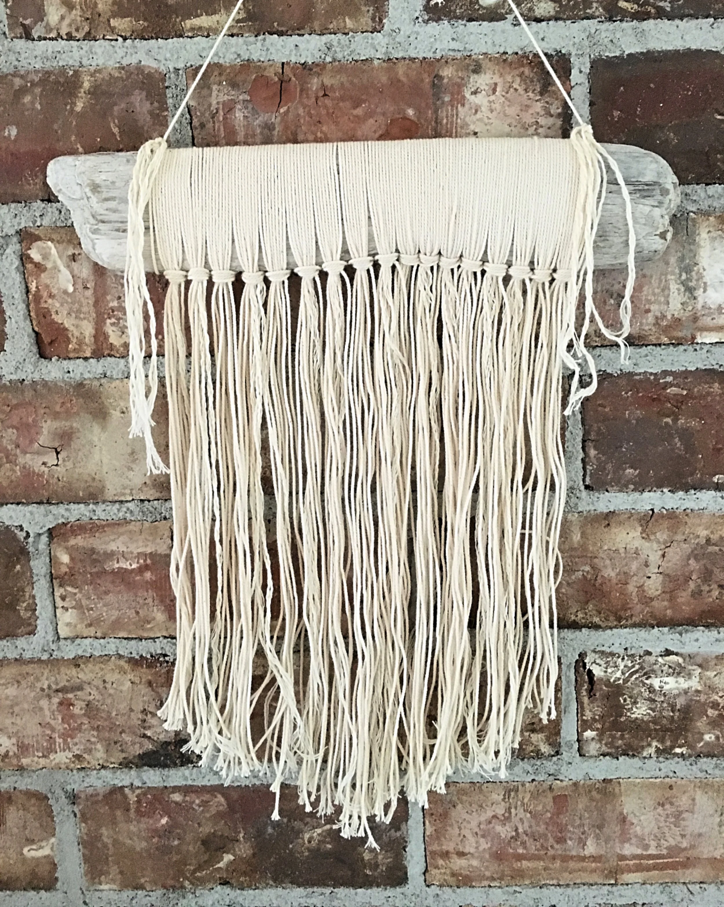 Small Cotton Fringe Wall Hanging
