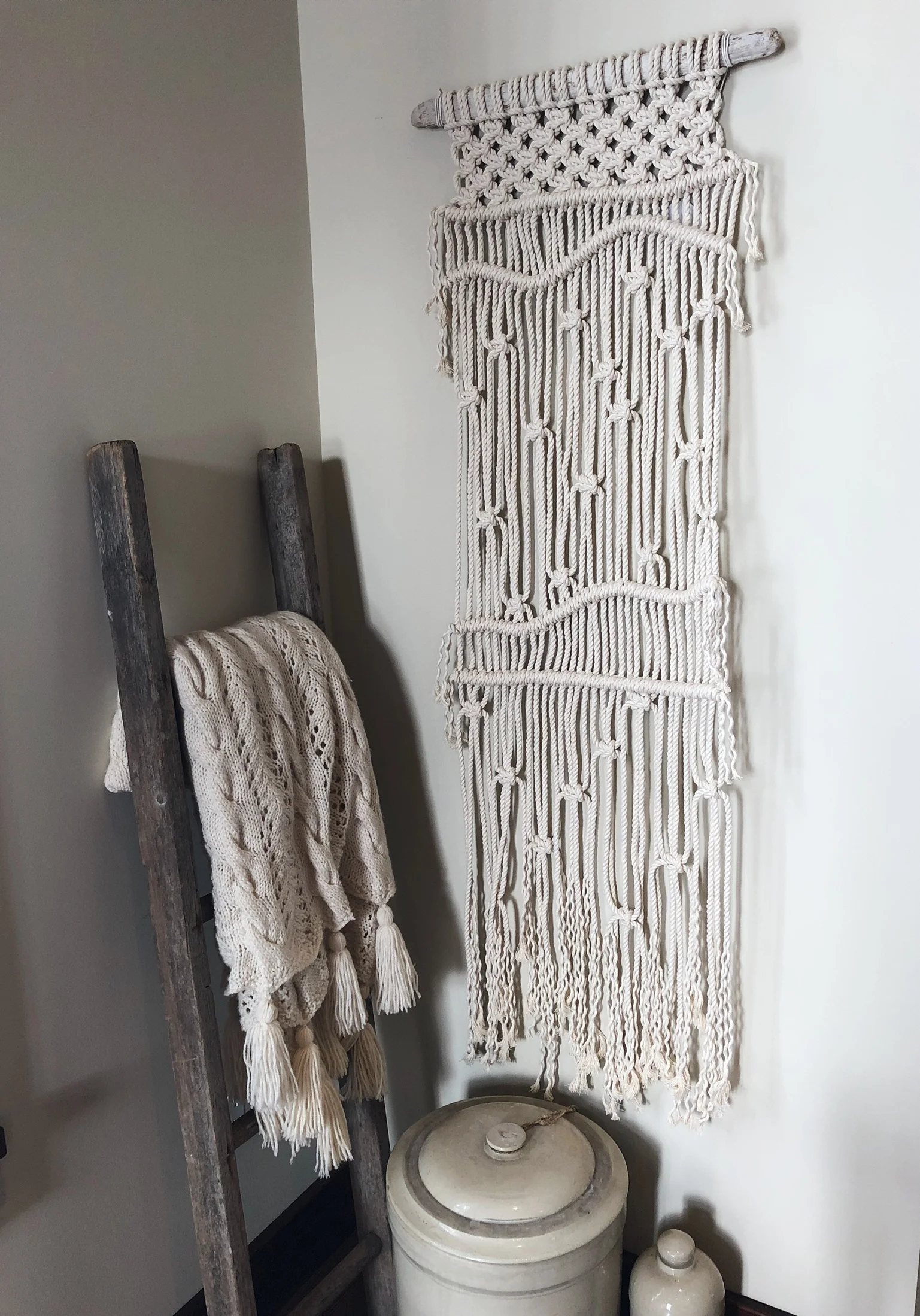 Extra Long Macrame Wall Hanging