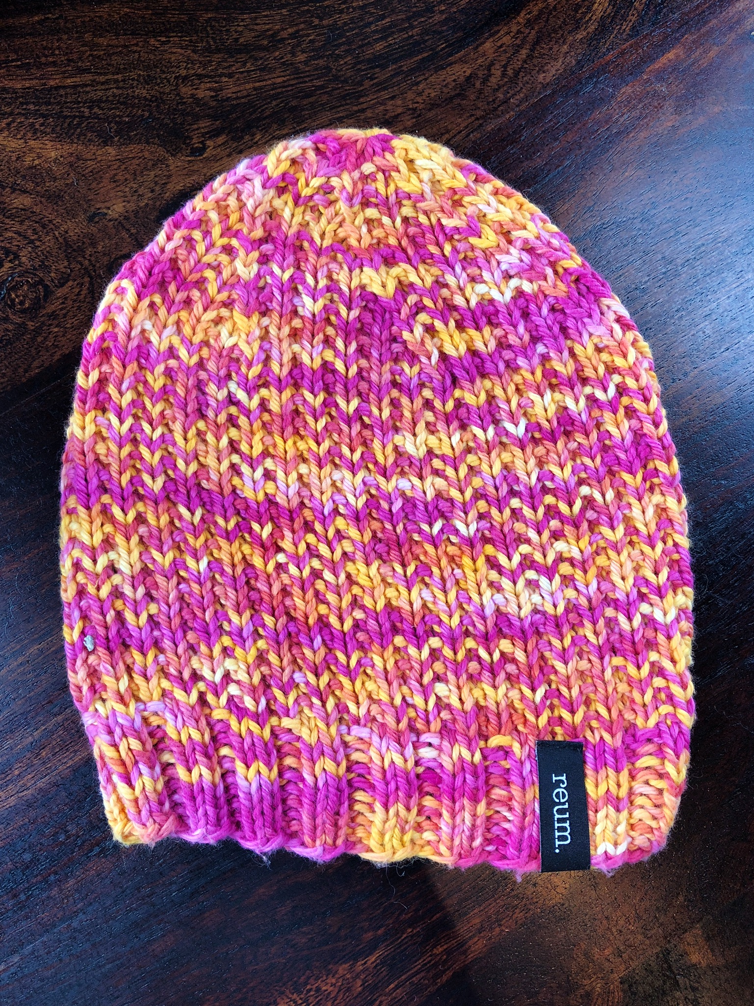 Pink Sunset Toque - Adult