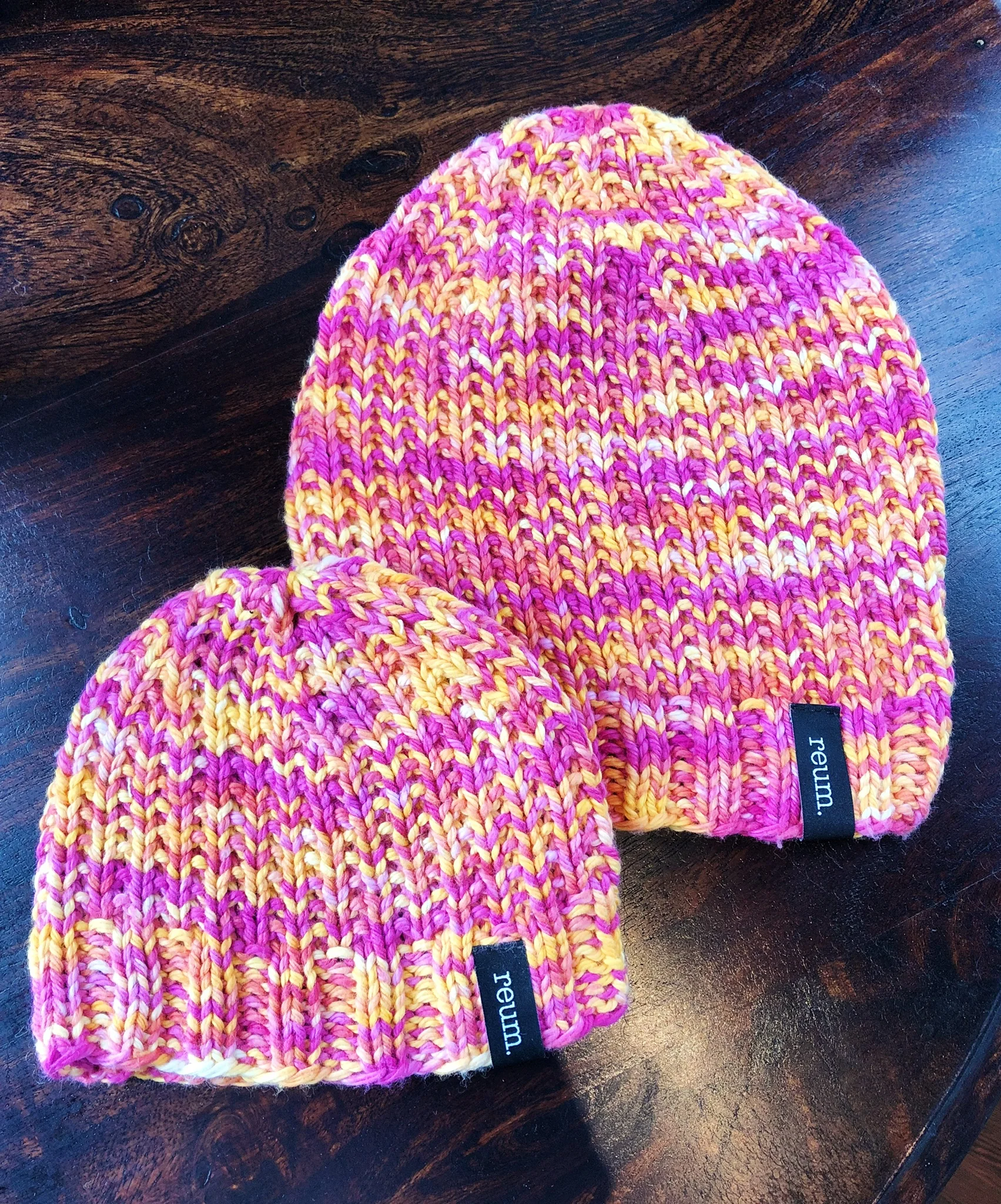 Pink Sunset Toque Set