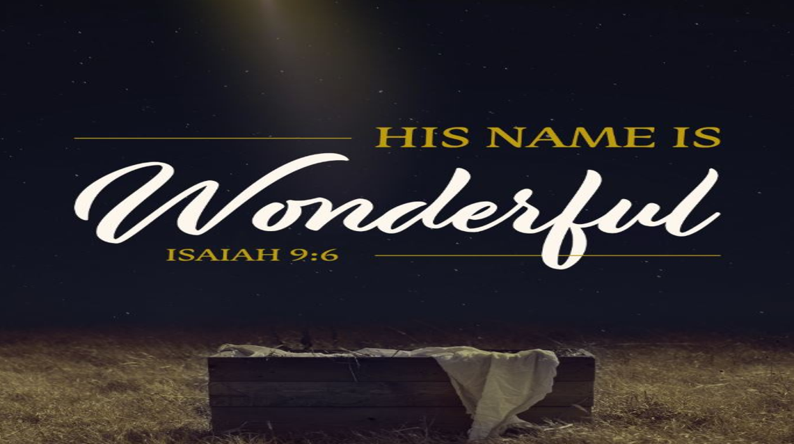 His Name Is Wonderful