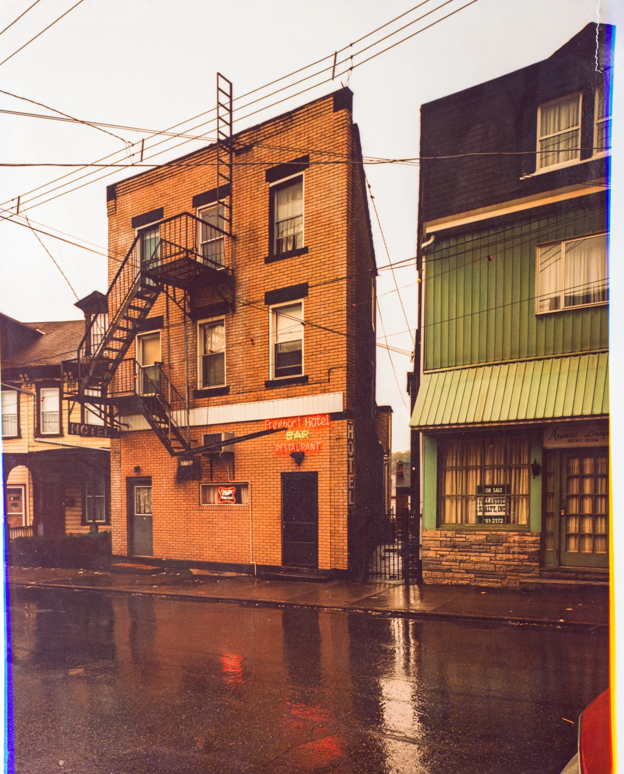 Etna, Pennsylvania, 1978,  copy of original dye transfer print.