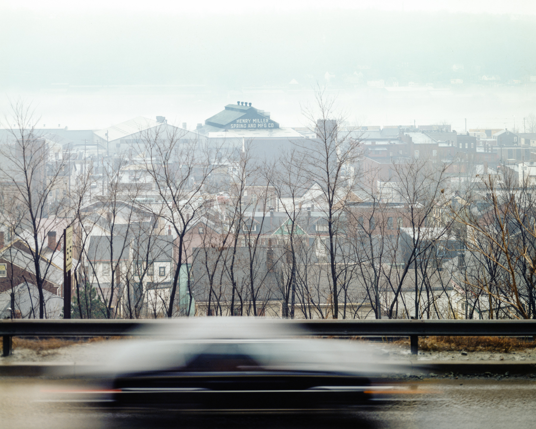 Route 28, view of Sharpsburg, Pennsylvania 1980