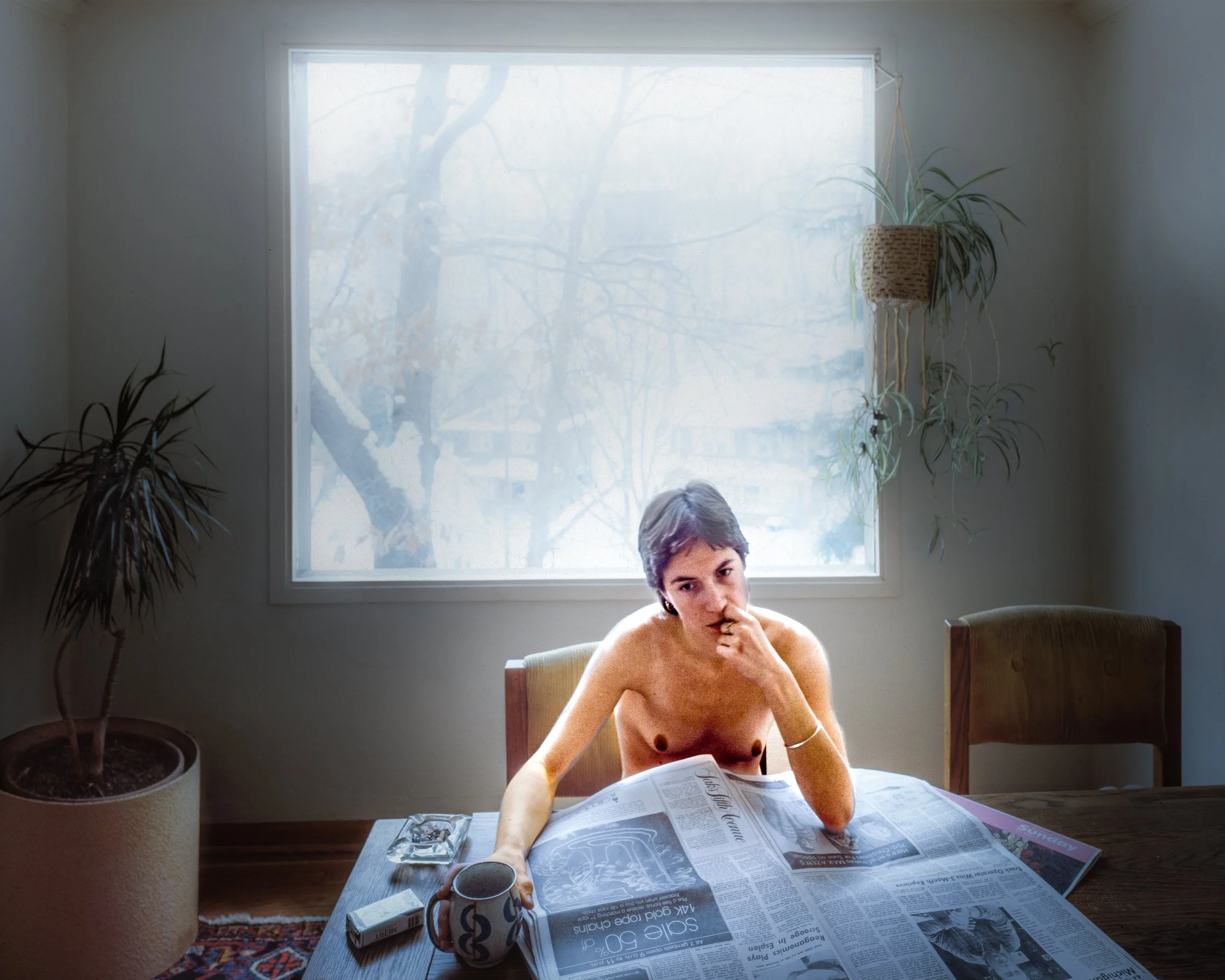  Visiting sister-in-law, 1977 