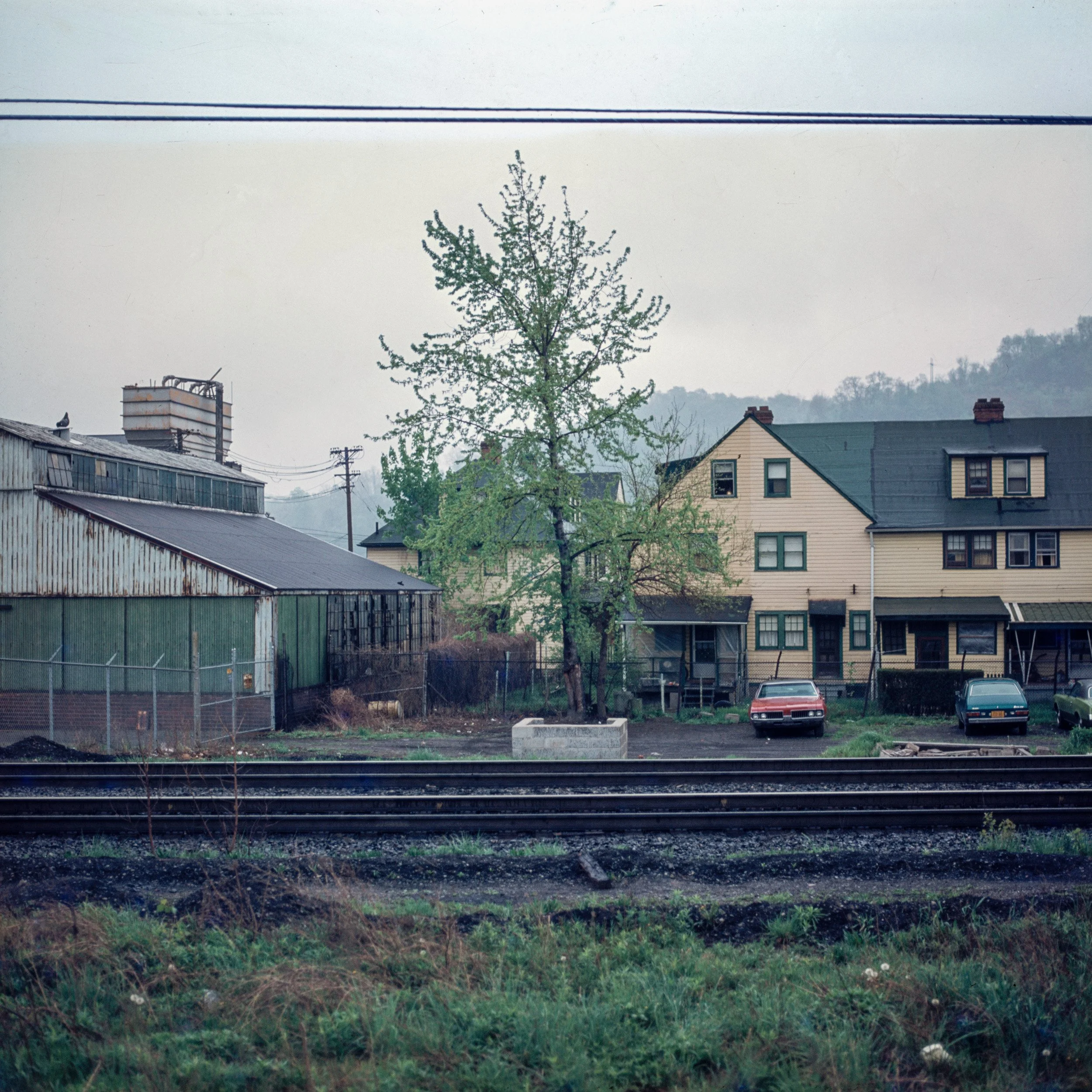Blawnox, Pennsylvania, 1978, copy from dye transfer print 