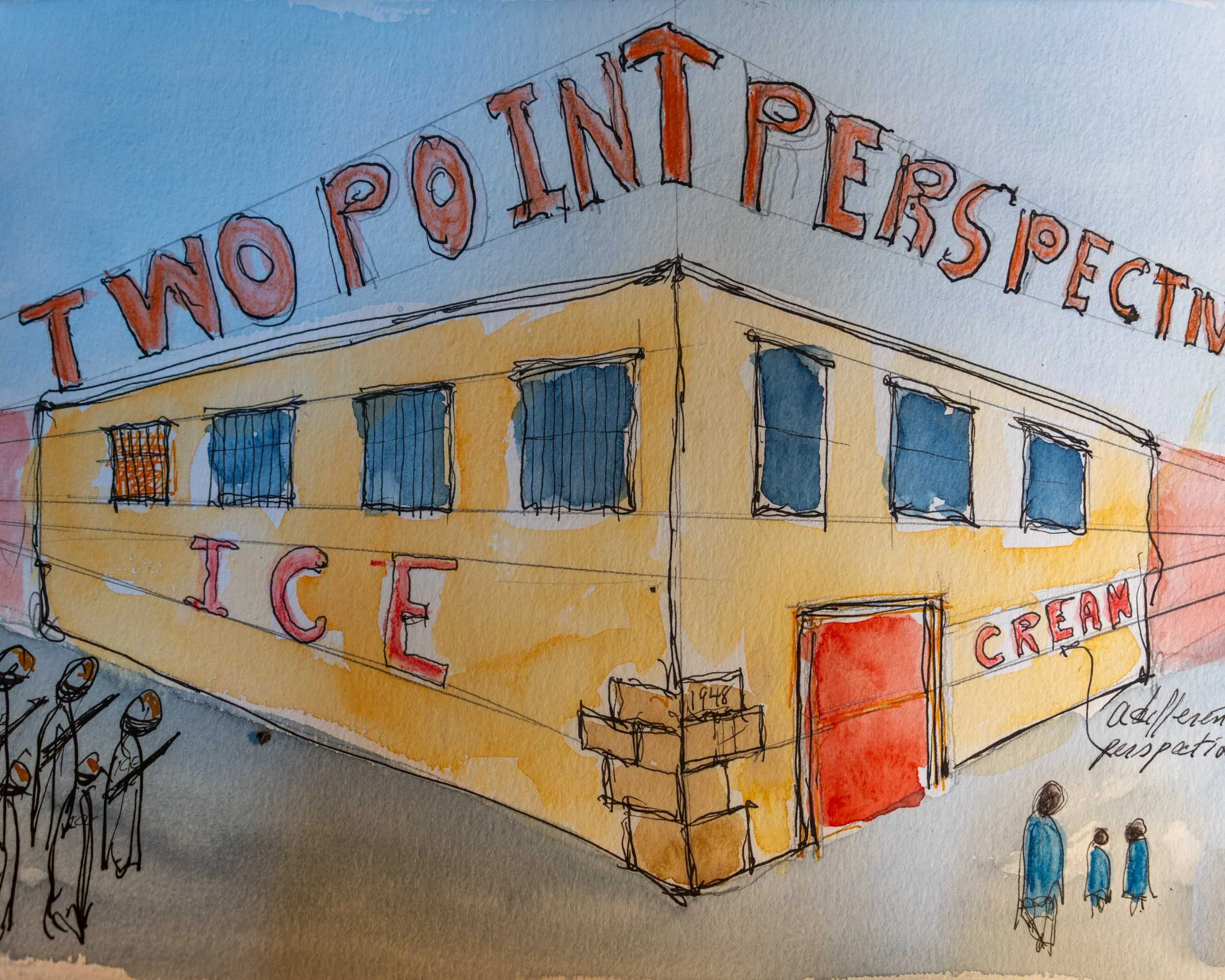 Two points of perspective