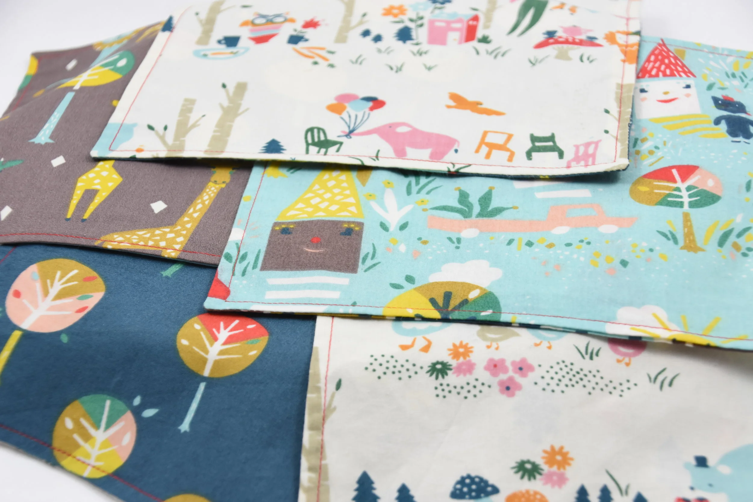 Littles' DayDreamer LunchBox Napkins stacked