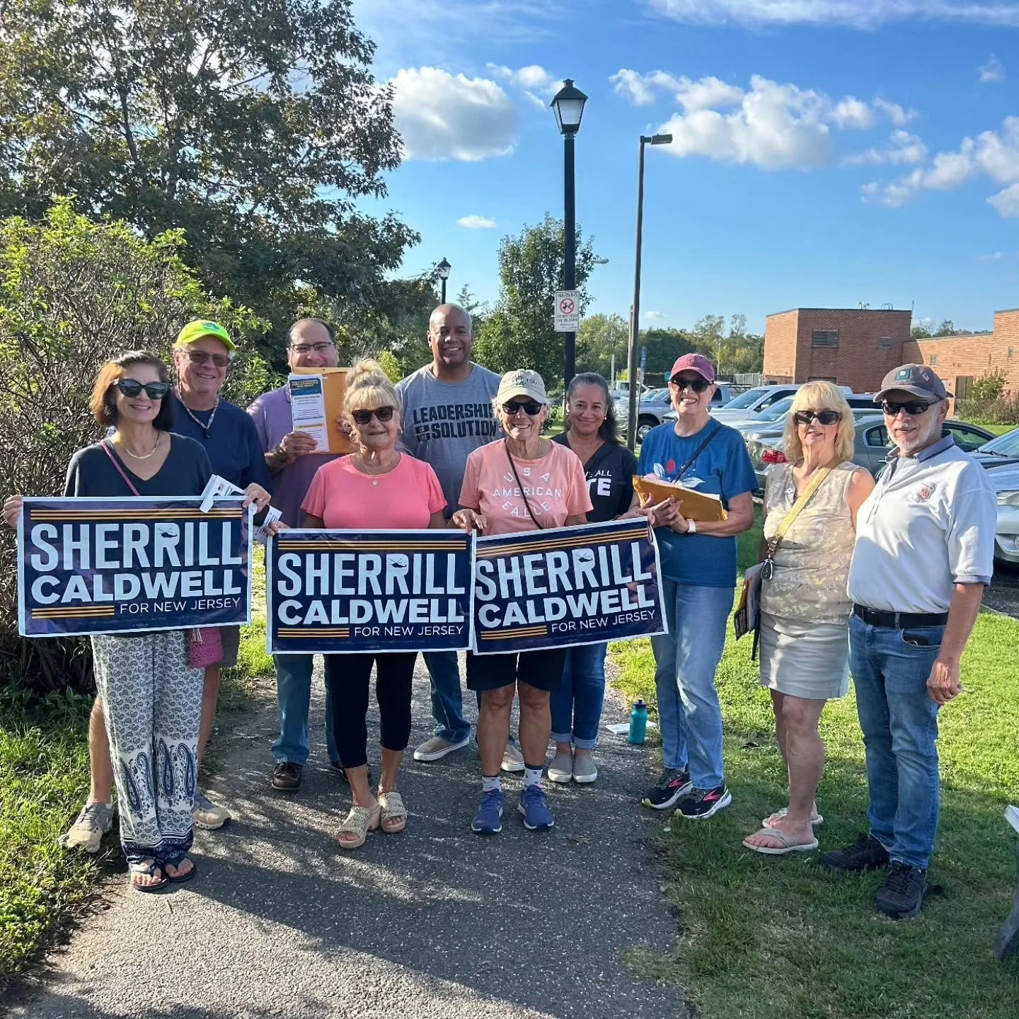 Post-Eagles game canvassing with the @galloway_nj_dems for @mikiesherrill and the entire Column B Democratic ticket!