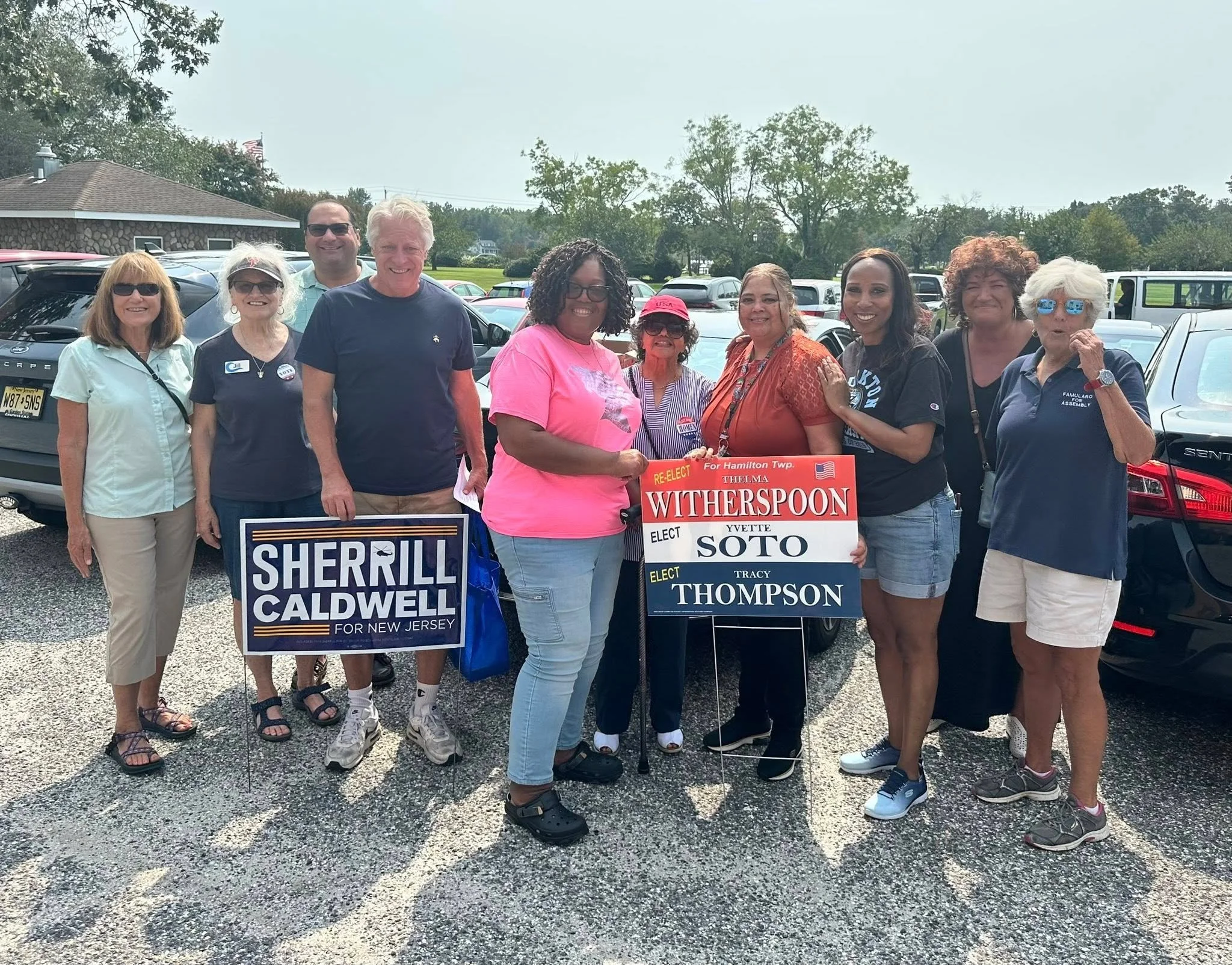 Thank you to the dozens of volunteers who helped us knock on 2,000 doors last weekend! Join us this weekend to keep the momentum going!

🗽 EHT: https://mobilize.us/s/wTobU1
🗽 Galloway: https://mobilize.us/s/zMhLD3
🗽 Hamilton Twp: https://mobilize.