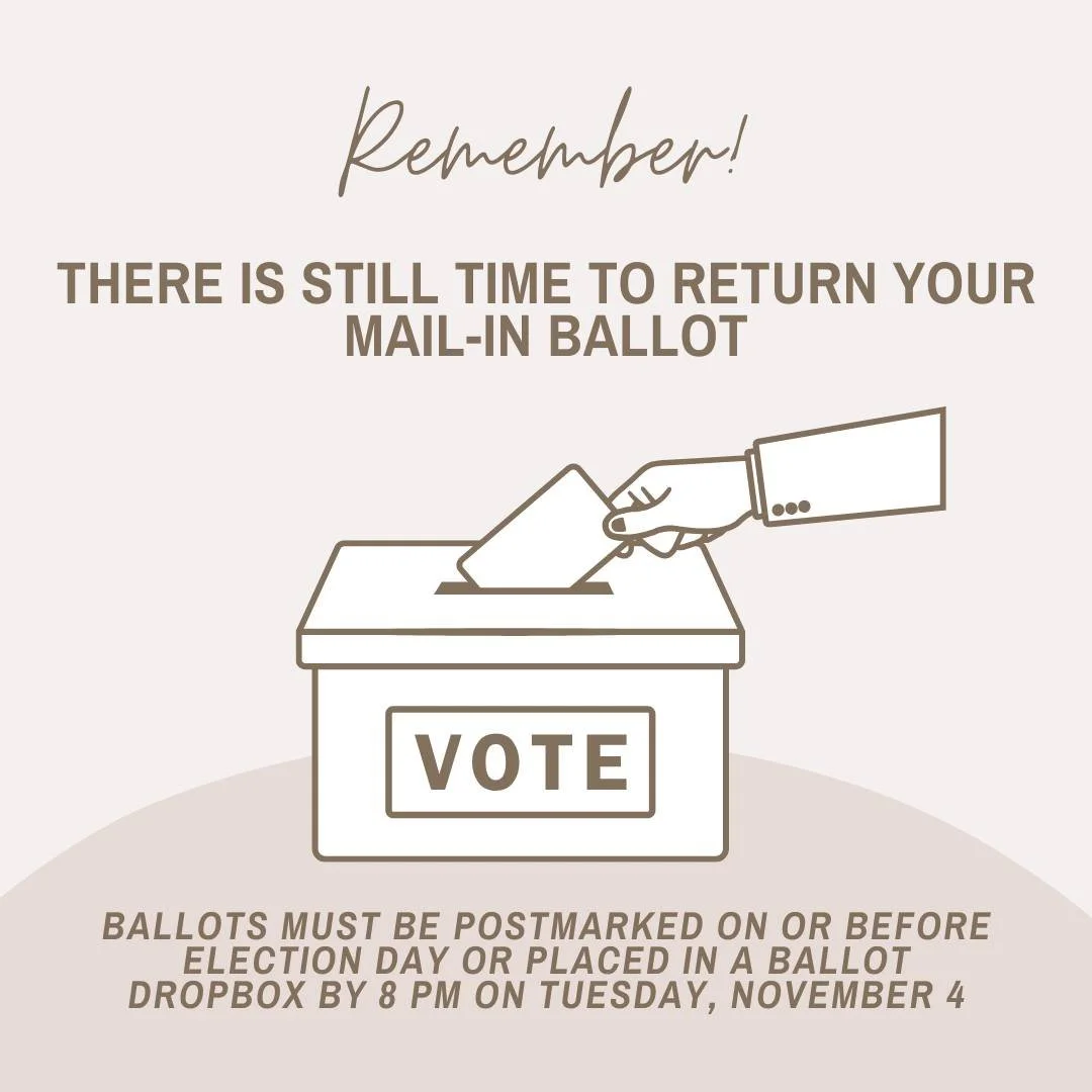 There's still time to return your Vote by Mail ballot! Either place a stamp on it and put it in the mail or place it in a secure ballot dropbox. Go to atlanticdemocrats.com/vbm to find a dropbox location near you.