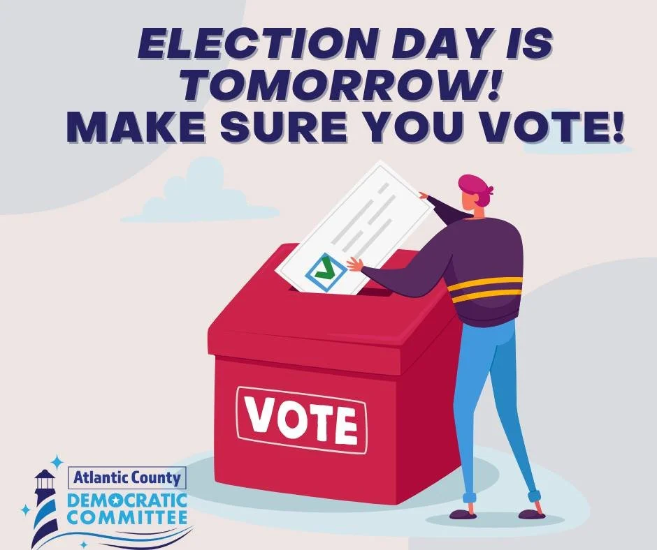 Tomorrow is Election Day! Do you have a plan to vote? 

📍Find your polling place: https://voter.svrs.nj.gov/polling-place-search
📱Call us if you need a ride to the polls: 609-225-7753
🚁Vote @mikiesherrill &amp; Column B!