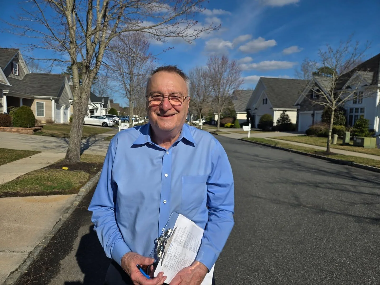 District 3 County Commissioner candidate Richard Healey had a great time canvassing for petition signatures in Egg Harbor Township today!
