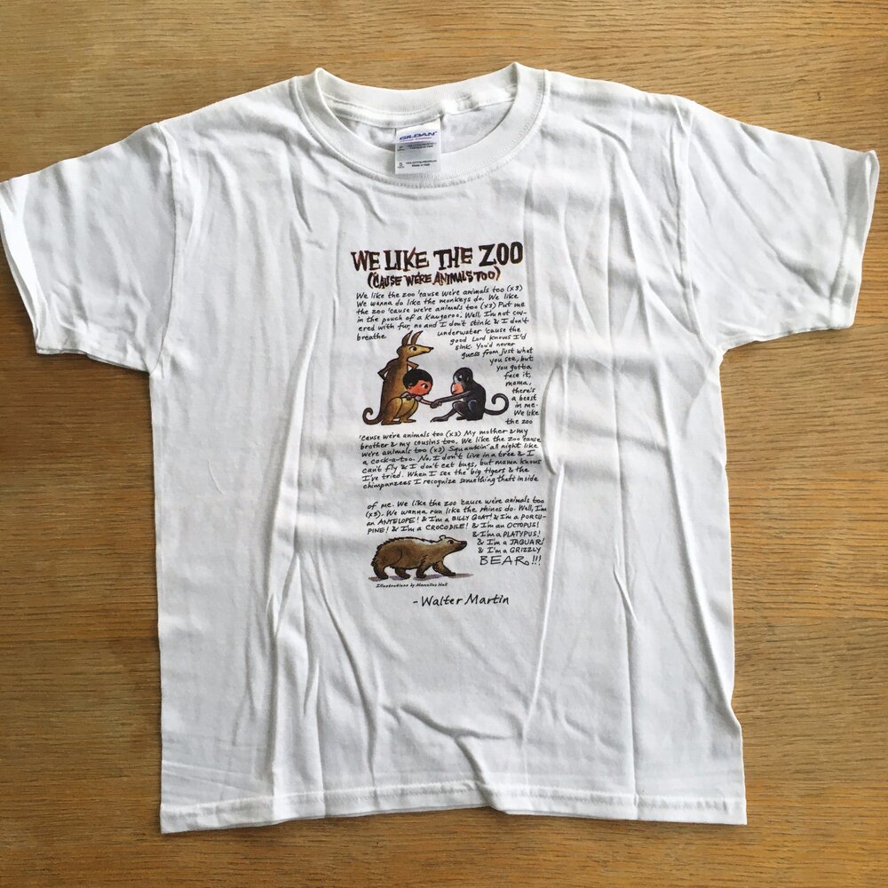 SIGNED We Like The Zoo Kids T (Youth Sm) — Walter Martin | Songwriter