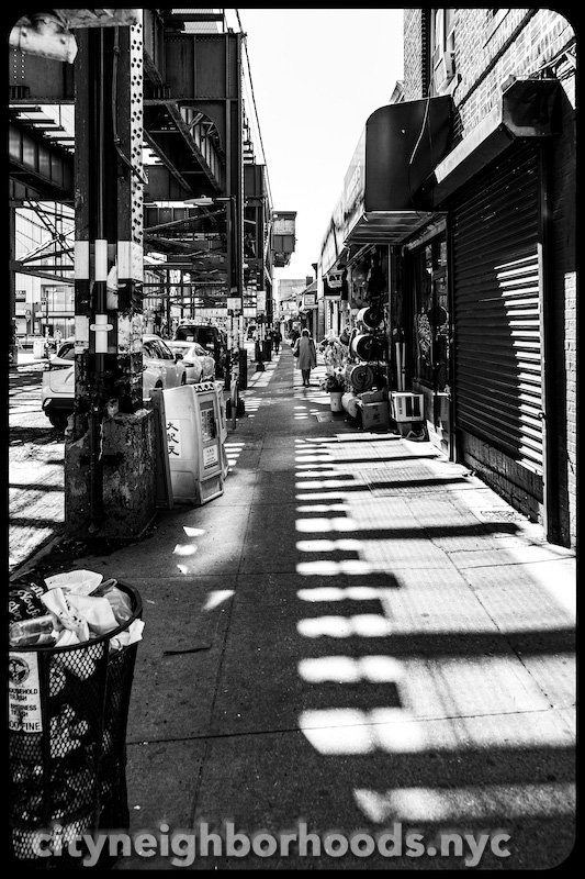 Sidewalk Shadows and Light