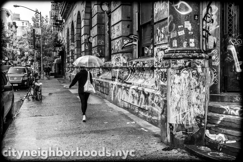 Rain on the Bowery