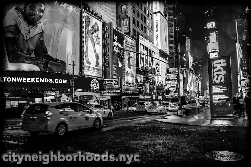 Rainy Times Square