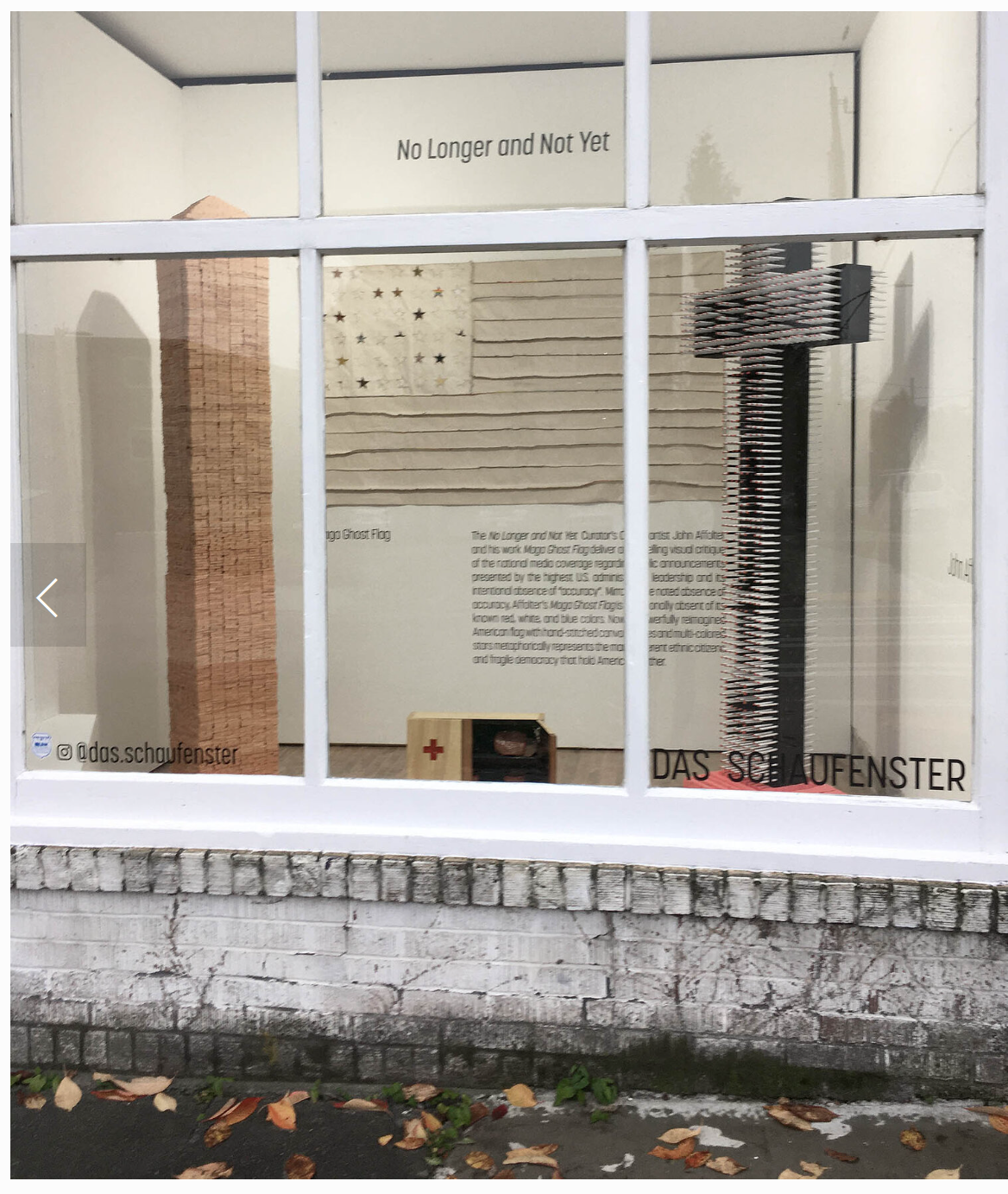 Ken Winnick: No Longer and Not Yet - Das Schaufenster Gallery [Temporary Exhibit]