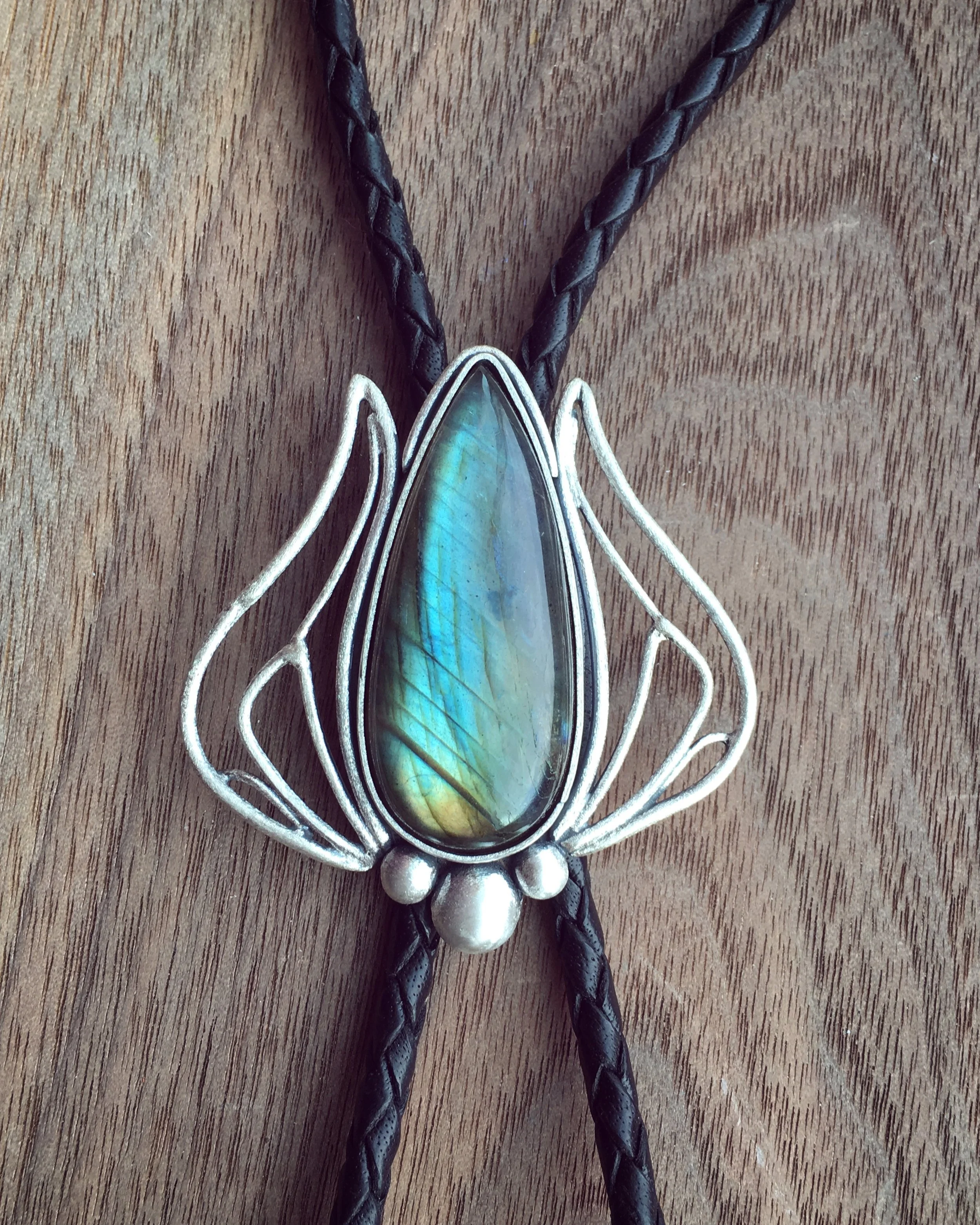 Insect Wing Bolo Tie