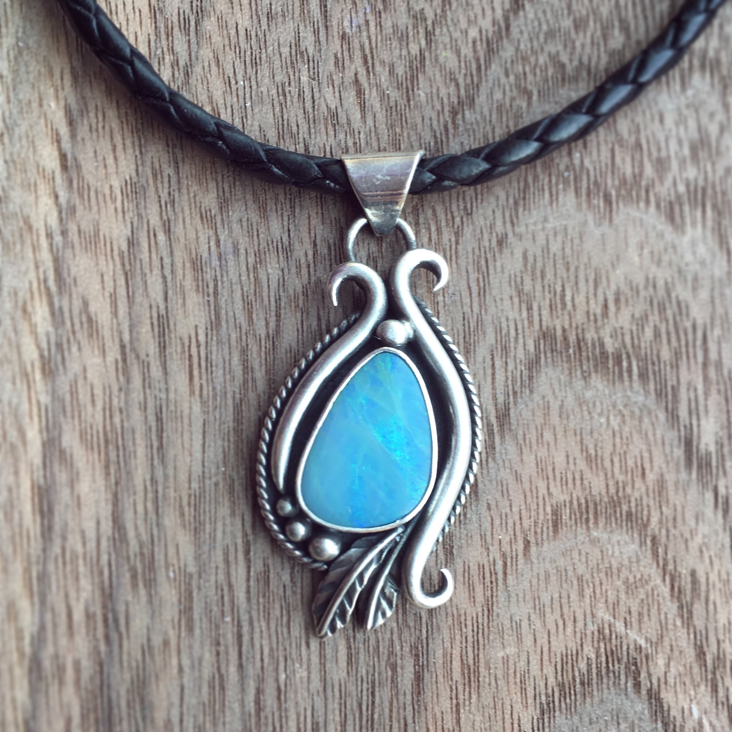  Boulder Opal // Sterling and Fine Silver 2017 