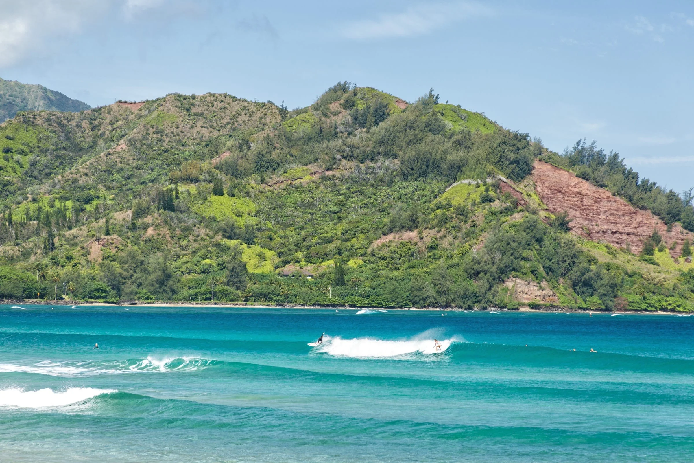 Hanalei Bay Surfing