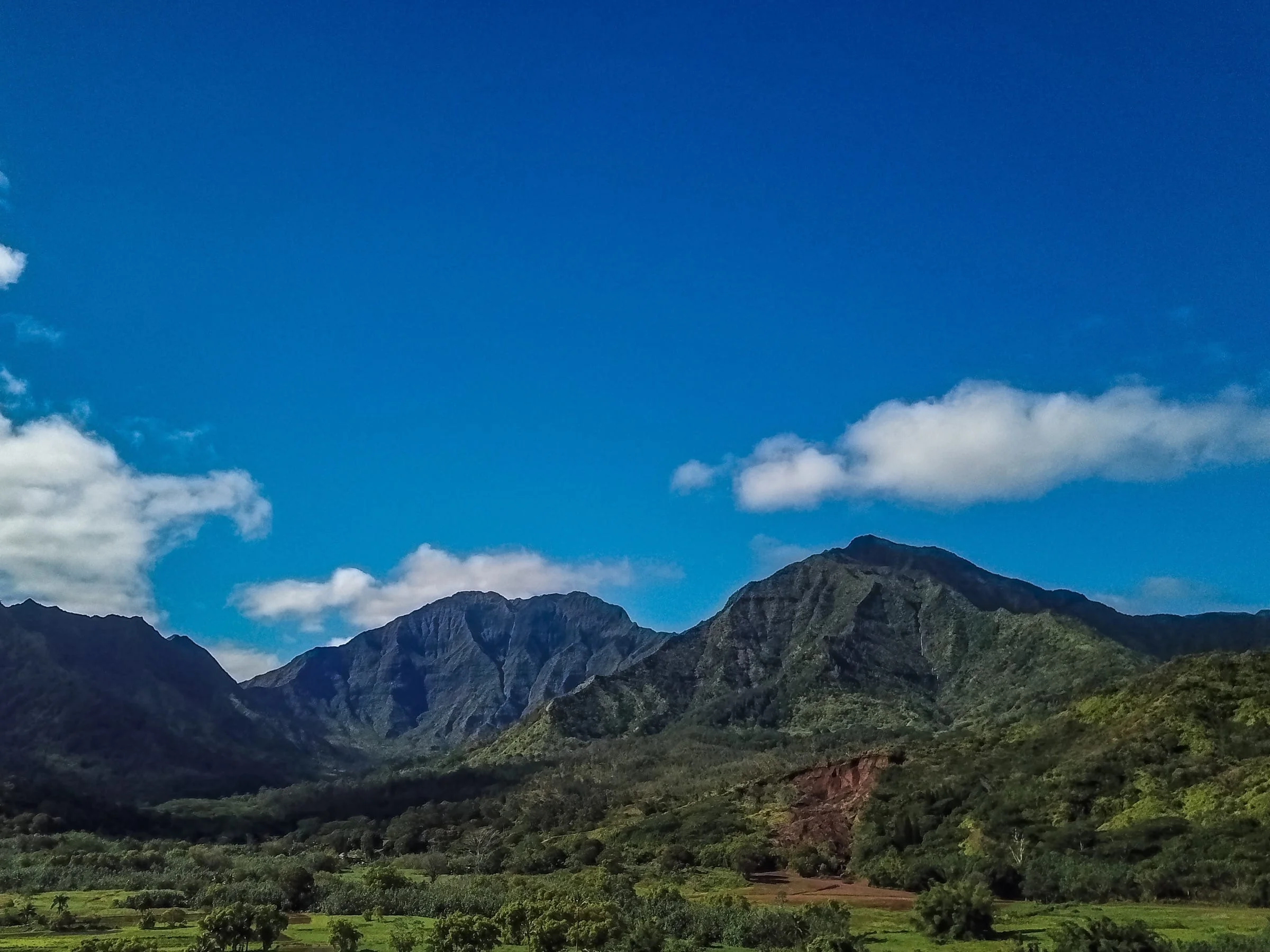 Hanalei Valley Mountains