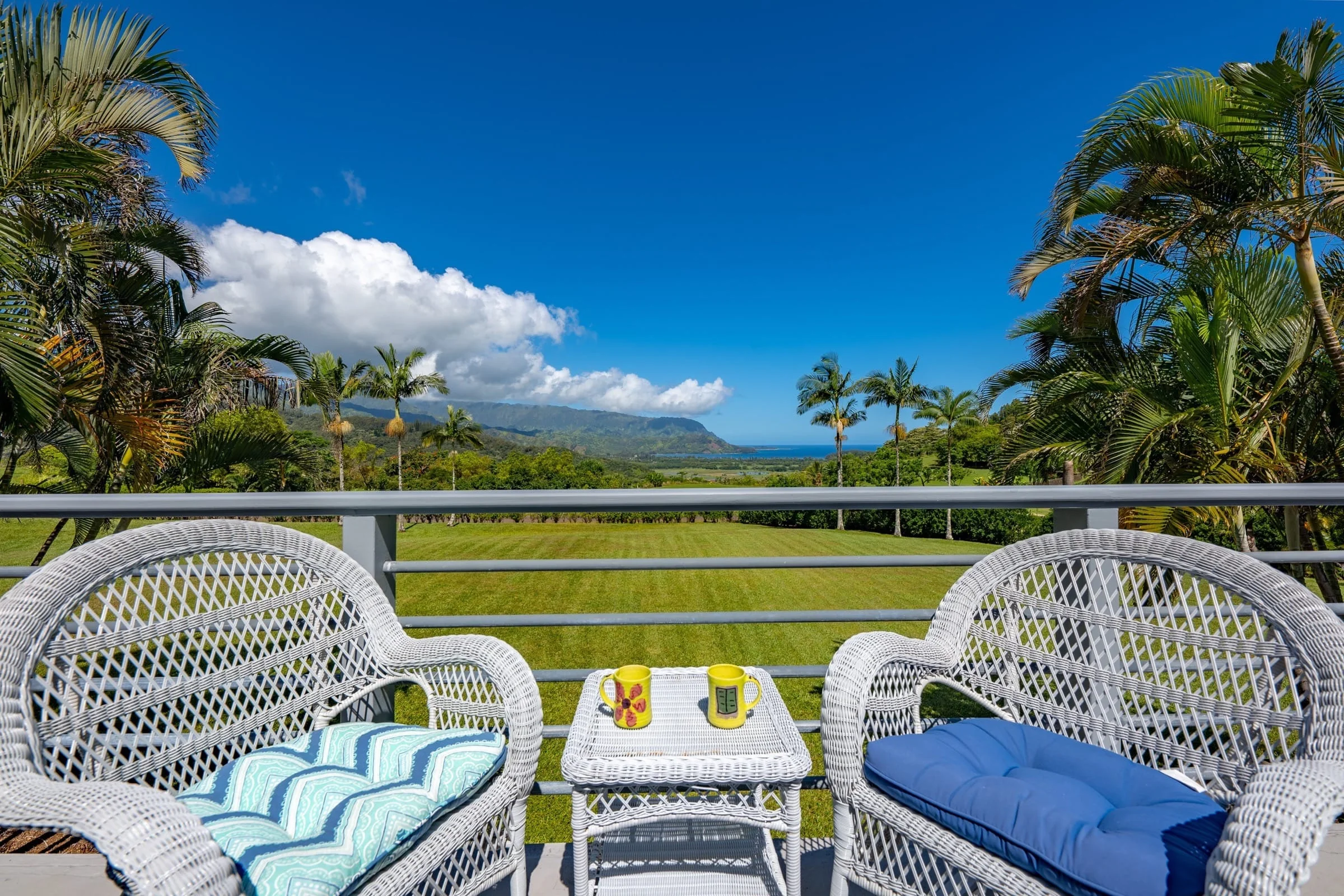 Lanai with View of Hanalei Bay