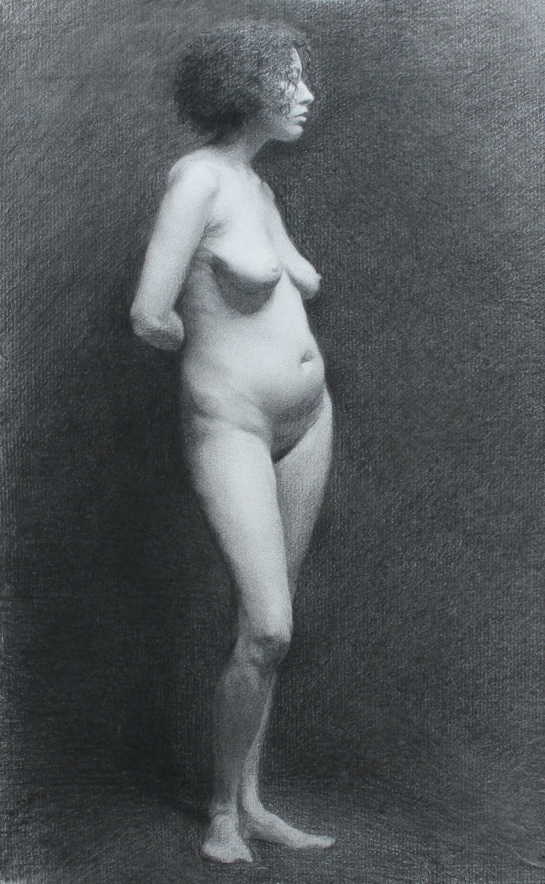  Figure 10. Charcoal on paper. 23x30” 