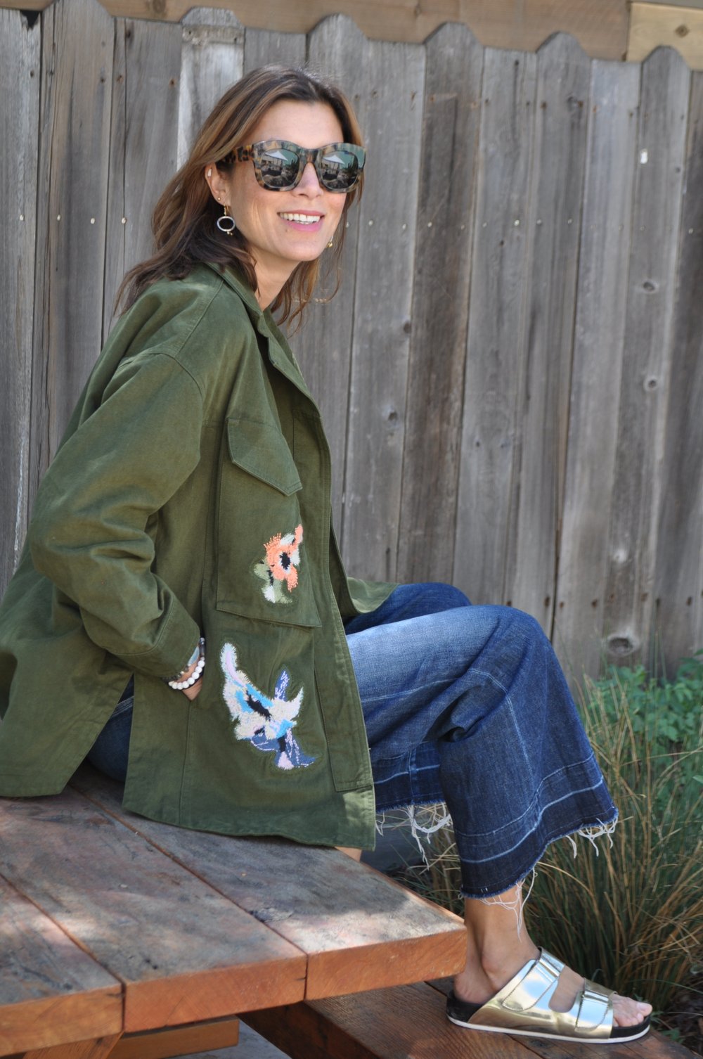 山内 コーデュロイ シルク パンツ サイズ2 Mサイズ相当 navy