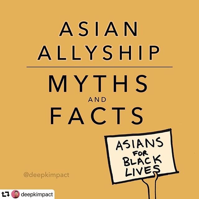 Dear Asian friends who care about ending racism. Please read these slides. ⁣Thanks @deepkimpact 😁
⁣
#repost @deepkimpact⁣
・・・⁣
I&rsquo;ve been having some difficult but rewarding conversations with my AAPI (Asian American &amp; Pacific Islander) fri