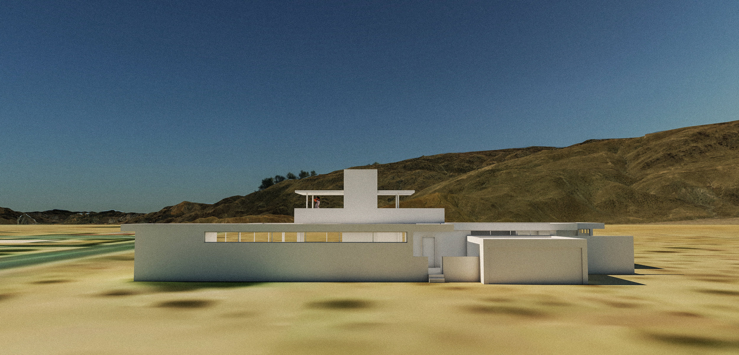 Another massing concept for the same site.