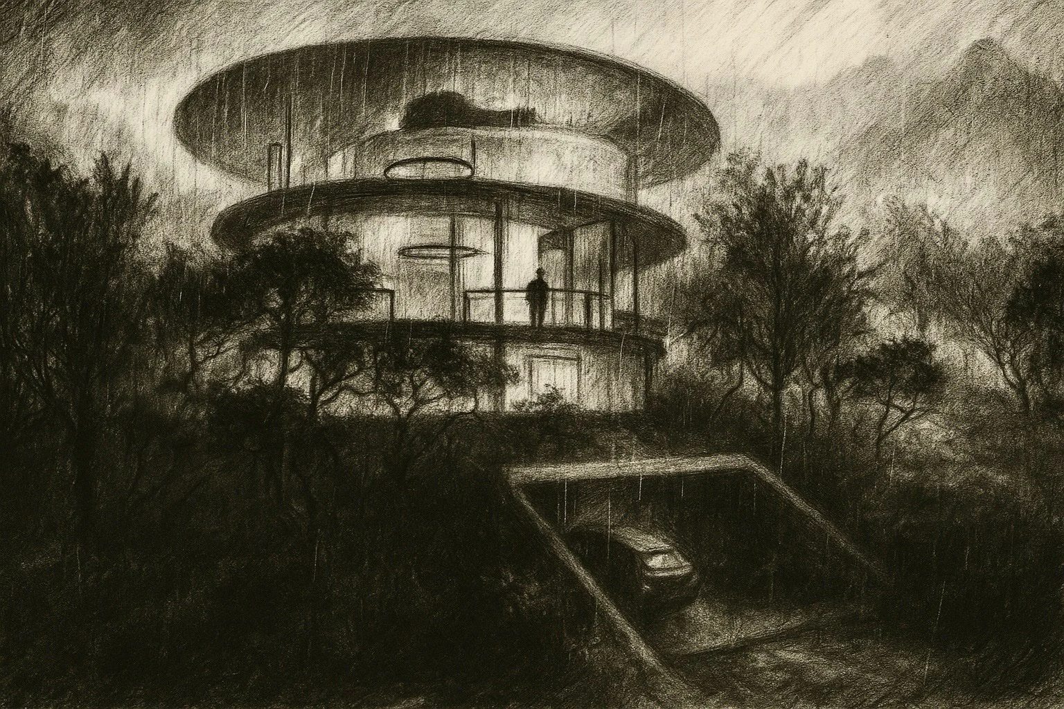  Yakushima Ascent is conceived as a vertical journey through the rainforest — from forest floor to canopy to horizon. 