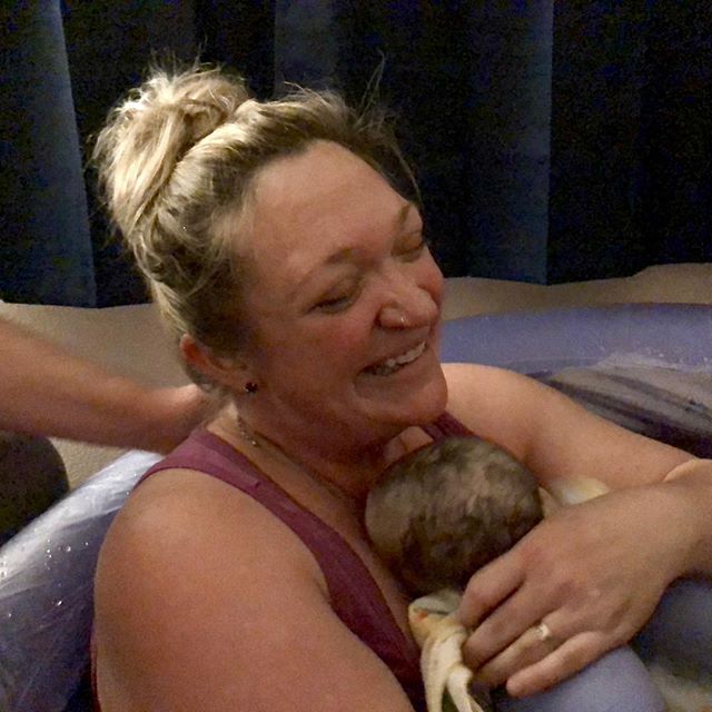 So...this happened! My beautiful rainbow baby, Nova Luna-Soleil, was born Jan 3rd, 2019. She was born in the water at home on @beholdhowfree and my 10th wedding anniversary. She is a miracle. A gift. A living, breathing dream come true. 🌈💕✨
.
.
.
#waterbirth #homebirth #fourthtrimester #plussizepregnancy #rainbowbaby #allisfulloflove #theluminouswild